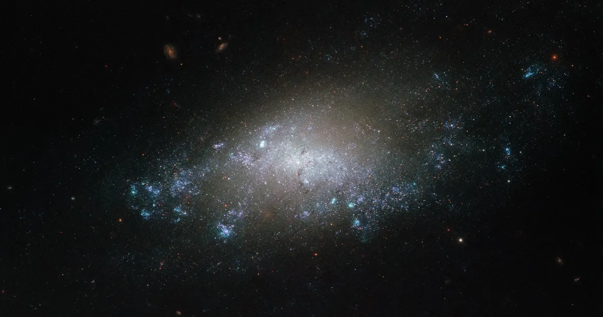 Una galassia a spirale fotografata dal telescopio Hubble