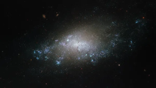 Una galassia a spirale fotografata dal telescopio Hubble
